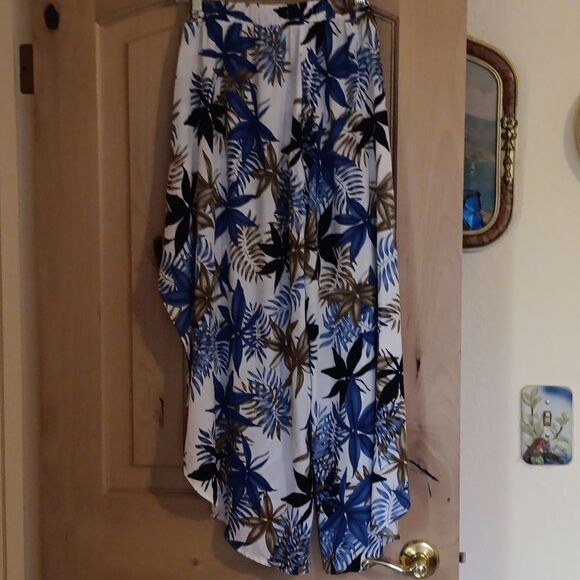 Nwot Wayan Tie On Palazzo Pants - Picture 4 of 9